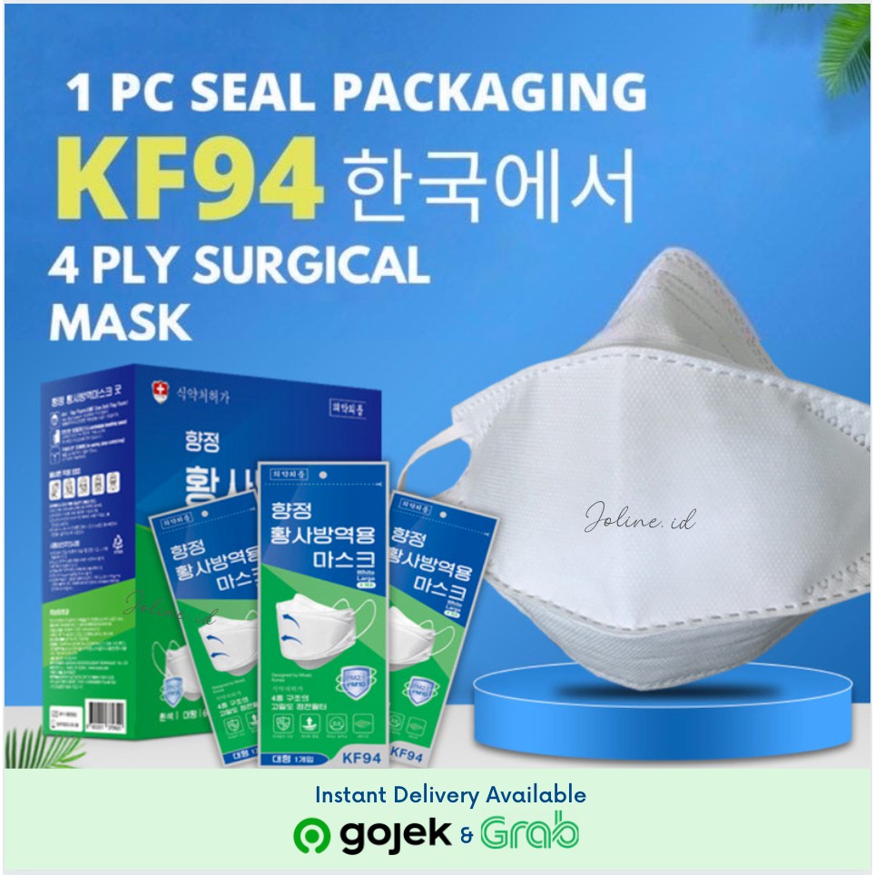 Originall!!! Masker KF94 Impor Packing Seal/ KF94 Korea / KF94 Mask