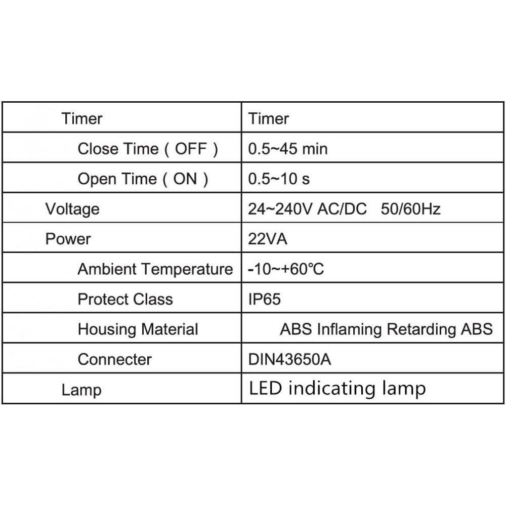 ARS - Electric Solenoid Timer Auto Water Valve 1/2 Inch 16Bar 230VAC - ZY17P