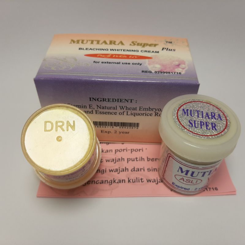 PAKET CREAM MUTIARA SUPER SIANG &amp; MALAM [Box pink]