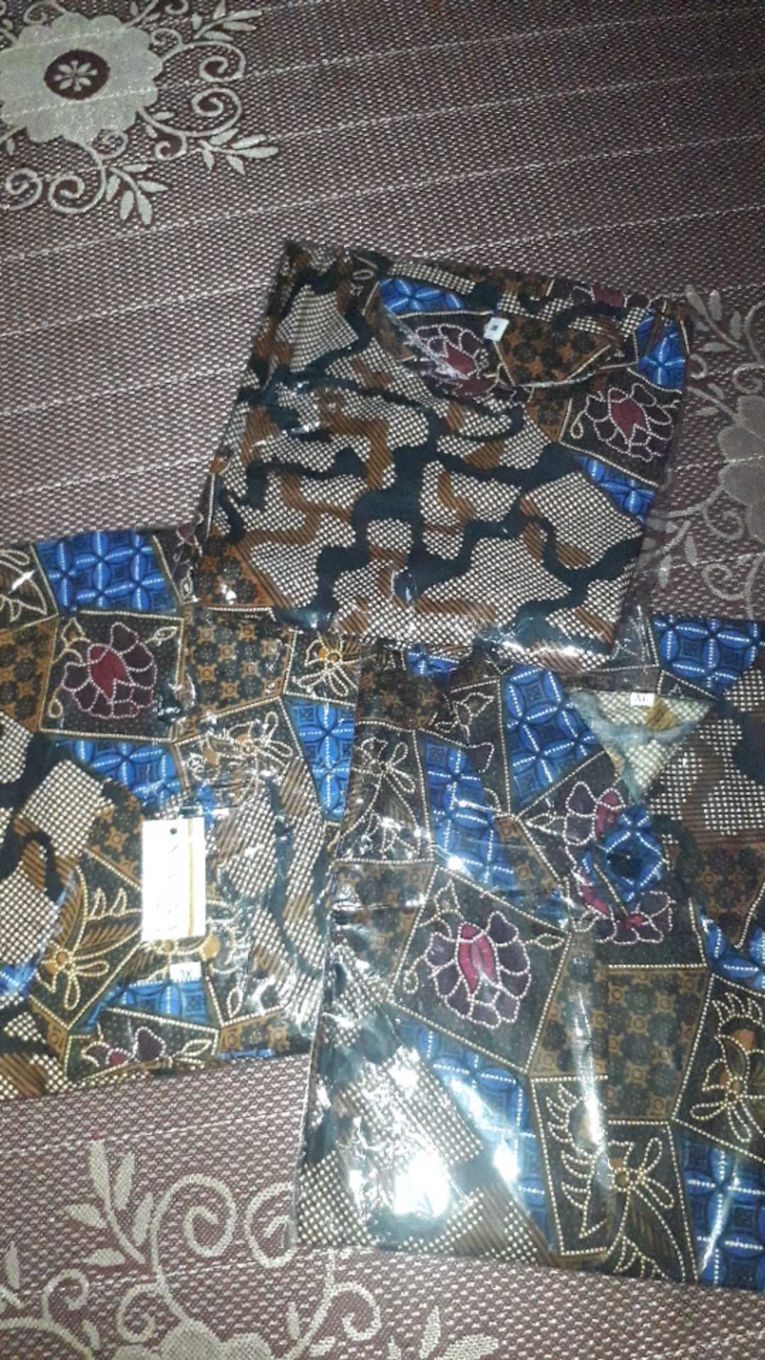 Batik Couple Keluarga Atasan Motif Sogan Loreng - Nivana Batik