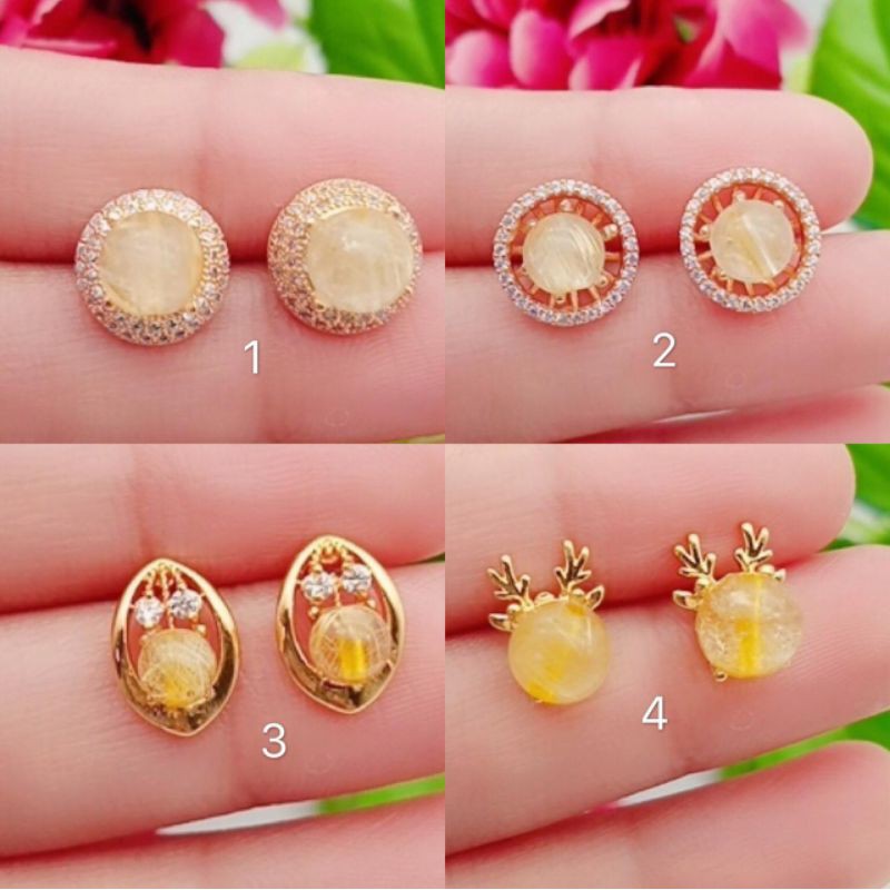 anting wanita rambut sedana asli
