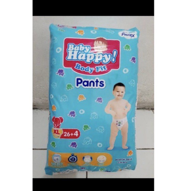 Baby Happy Body Fit Pants M34+4/ L30+4 / XL26+4 / XXL24 - SUSU MURAH