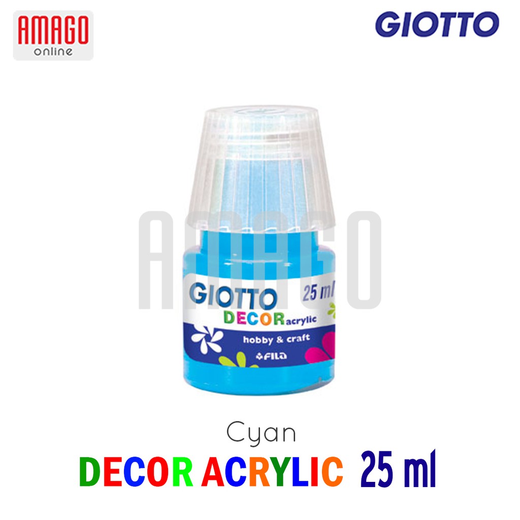 GIOTTO DECOR ACRYLIC - 25 ml - CYAN - 538115