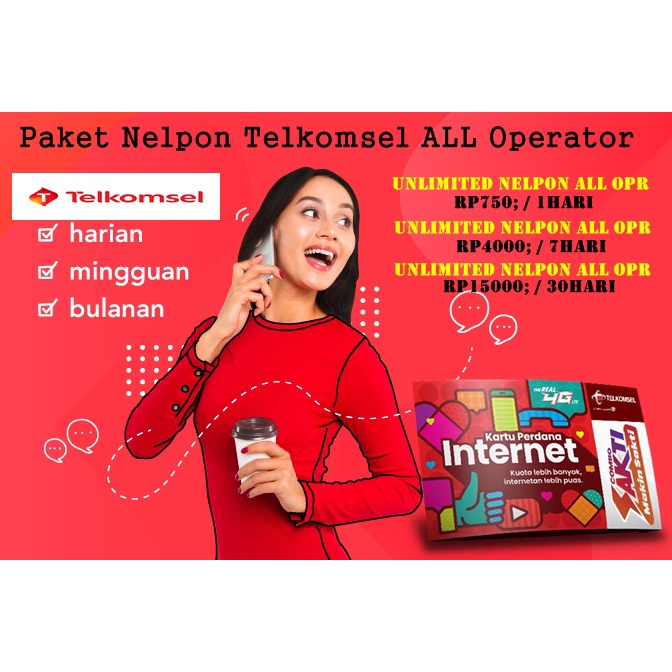 Kartu Perdana Telkomsel Murah UNLIMITED NELPON