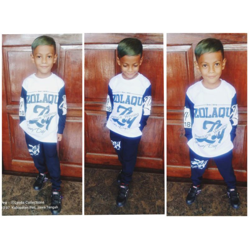 setelan Zolaqu kid/ setelan anak