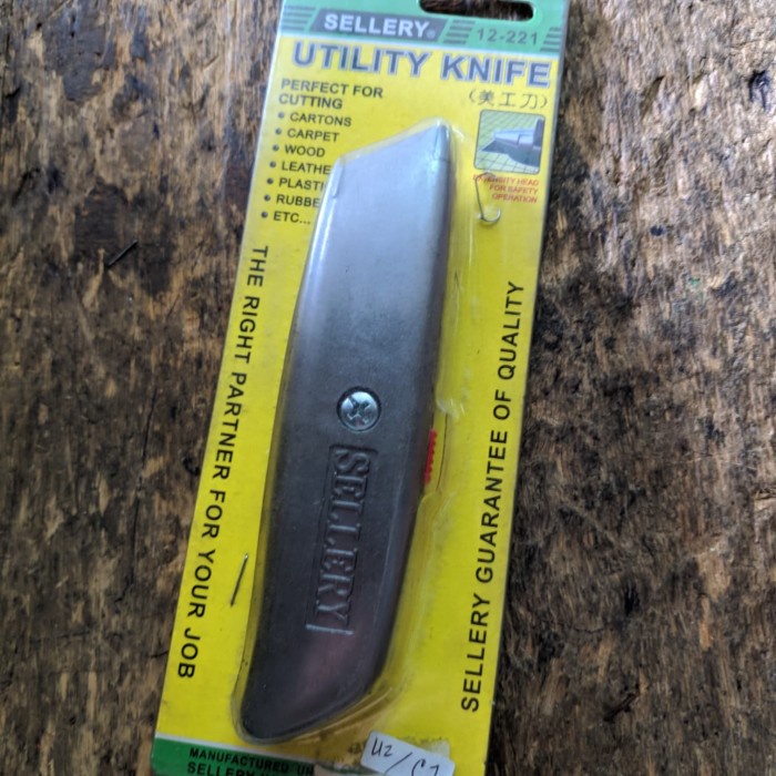 

Gaya Cutter Utility Knife Sellery Heavy Duty Bergaransi