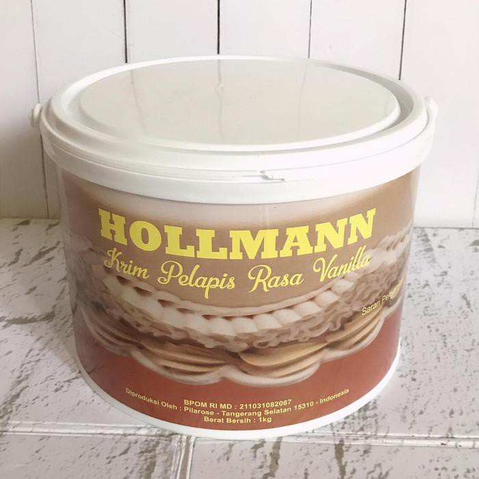 

PROMO - HOLLMAN BUTTERCREAM 1KG VANILLA - HOLLMAN BUTTER CREAM PUTIH PAIL 1 KG