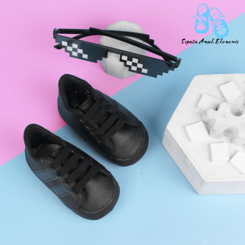 Sepatu Sneakers Bayi Usia 0-6 Bulan Laki Perempuan Prewalker Belajar Jalan ADS01