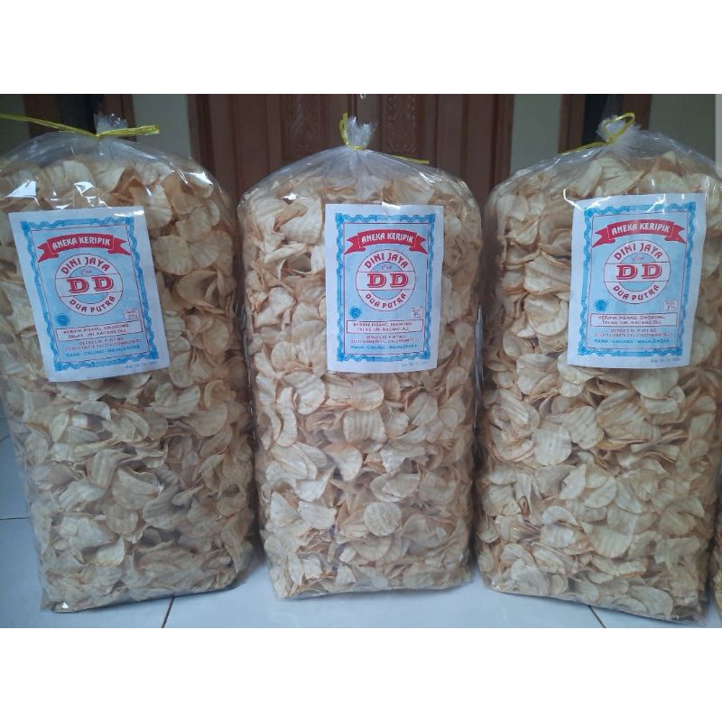 

keripik singkong asin gurih merk DD SNACK 1 Kg