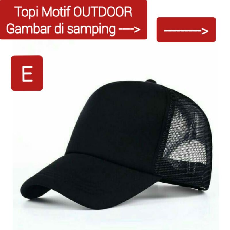 Topi OUTDOOR Termurah / Topi Pecinta Alam / Topi Adventure / Topi Gunung / Topi Distro