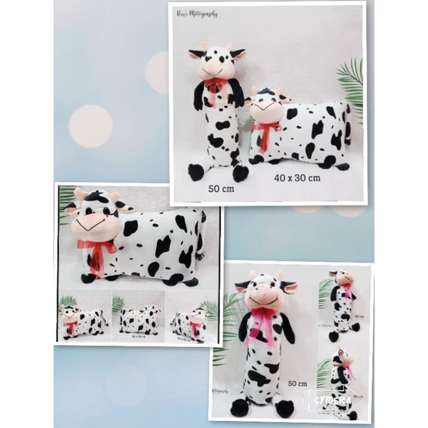 guling sapi karakterbantal sapi,paket bantal guling karakter lucu,mainan anak,boneka