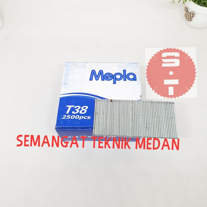 

PAKU STAPLES TEMBAK REFILL NAIL NAILER GUN I besar 38 mm 38mm T38 T 38