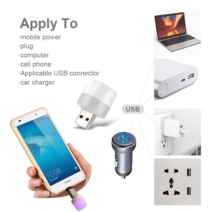 Led USB Lampu Mini Cas Laptop Lampu Cabe 1 Watt