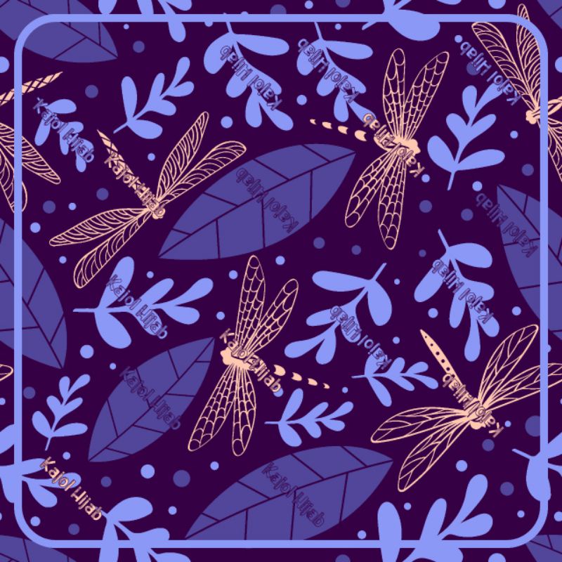 hijab custom nama sendiri bahan voal premium