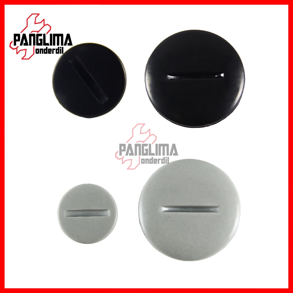 Tutup Magnet Set Neotech Hitam &amp; CB 150 R New &amp; Sonic Kancing-Baut-Baud Block-Blok-Bak Mesin Besar-Kecil Abu-Silver-Hitam