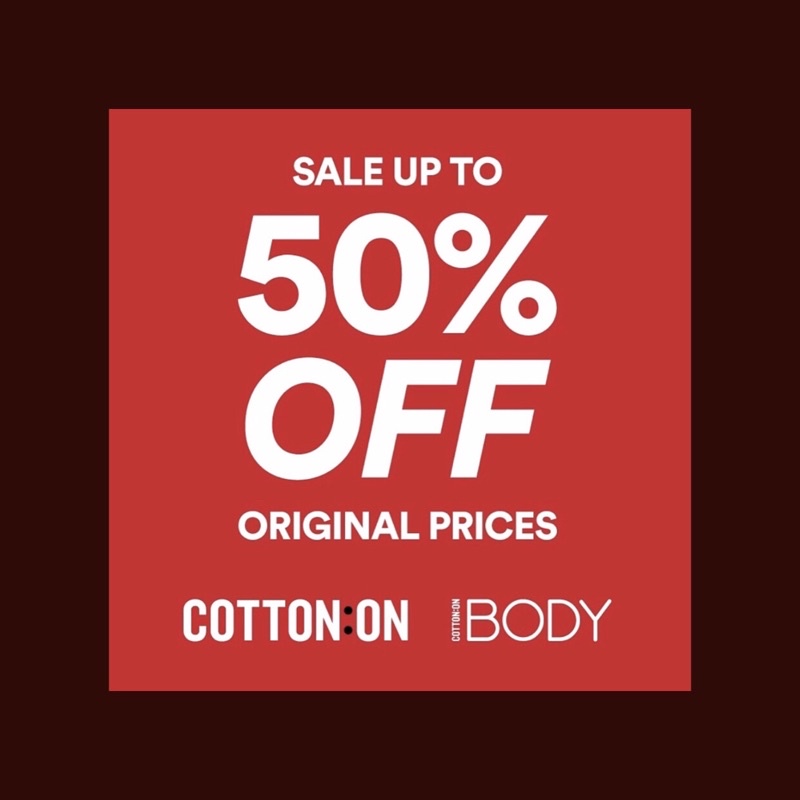 jastip cotton:on / cotton:on sale / request
