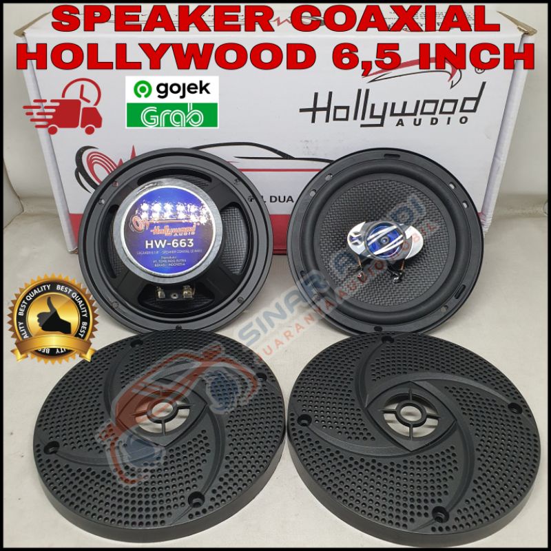 Speaker Spiker 2-way Coaxial 6,5-inch (16Cm) Hollywood HW-663