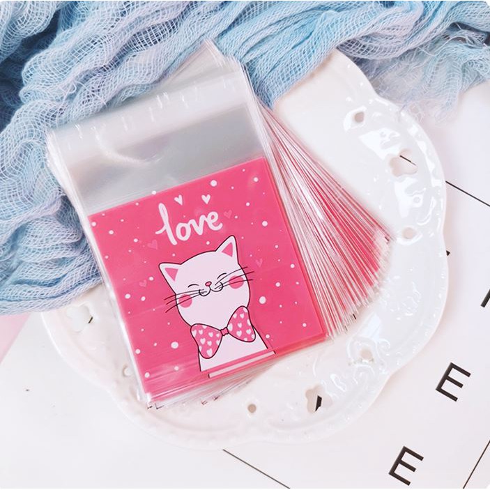 

Plastik Fancy Cookies - Kue - Permen - Accessories Love Cat 7x7