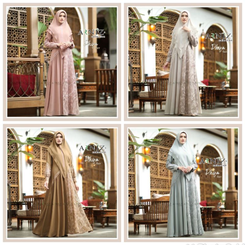 Dhifa Set by Arniz /Dhifa Set by Arniz Collection /Gamis Terbaru by Arniz/
