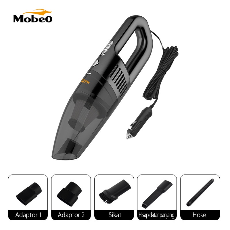 Mobeo Car Vacuum Cleaner Penyedot debu mobil - Hitam