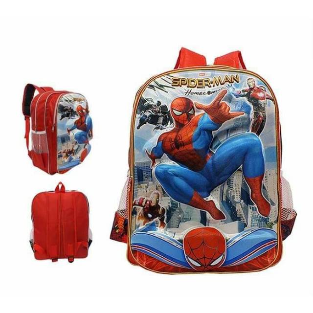 TAS RANSEL SEKOLAH ANAK LAKI SPIDERMAN