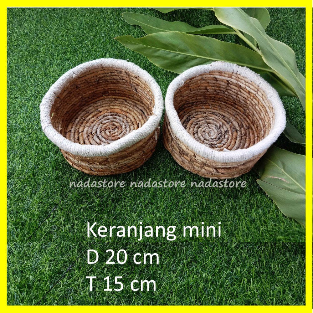 KERANJANG MINI BANANA RAJUT⁠ ⁠/ STORAGE / COVER POT