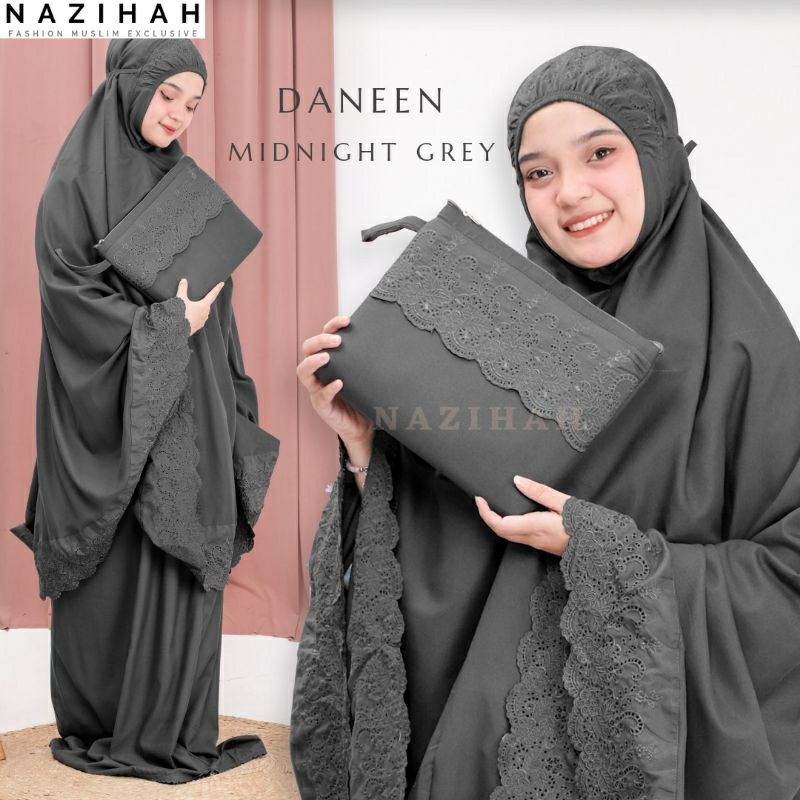 Mukena katun Khadijah Pasteleena Tas Grosir Mukena siti Khadijah katun bordir Khodijah jumbo dewasa pasteleena mukena telekung pouch pasteleena dewasa
