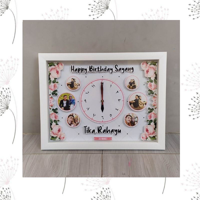 Scrap Frame 3D / Pop Up Frame + Jam | Wedding 25X35