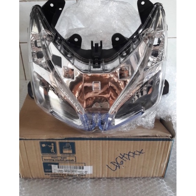 REFLEKTOR LAMPU DEPAN HONDA VARIO 110 FI LED STATER KASAR MERK WIN