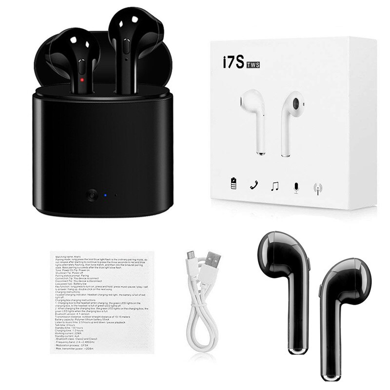 FLASH SALE!! I7S Headset Wireless Bluetooth Mini V4.2 Earphone Twins