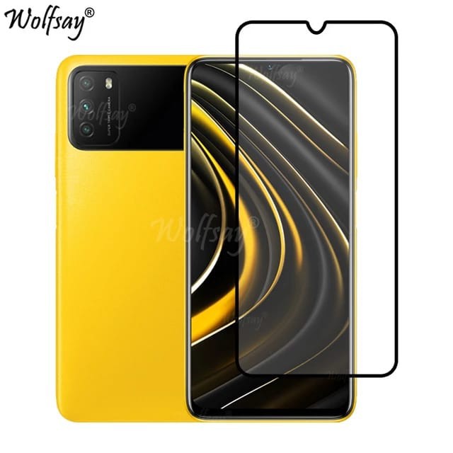 XIAOMI POCOPHONE M3/POCOPHONE X3 NFC/ F1/F2/F2 PRO TEMPERED GLASS FULL LEM, ANTI GORES KACA