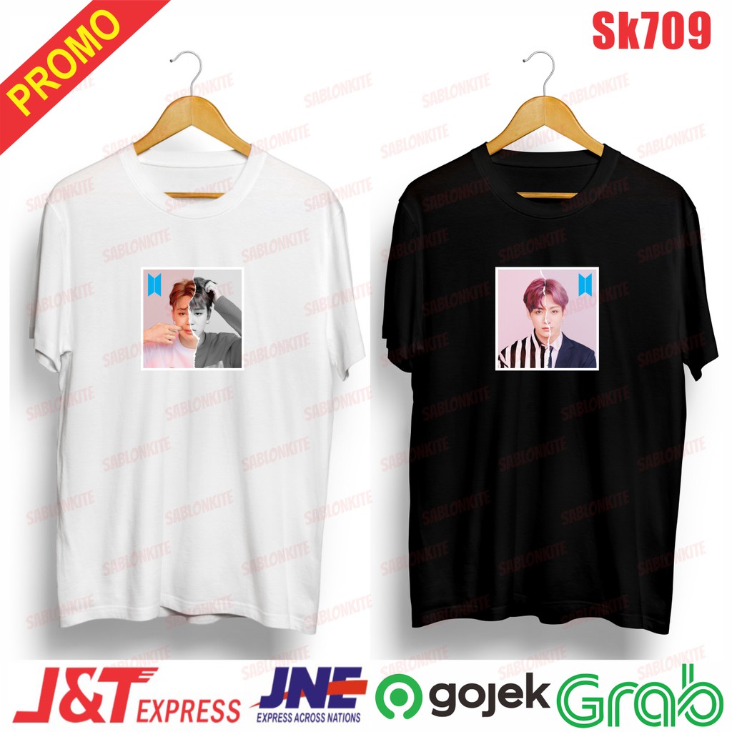 MURAH!!! KAOS KPOP MEMBER JIMIN JK V SG JHOPE RM JIN ADA PILIHAN MODEL SK709 UNISEX