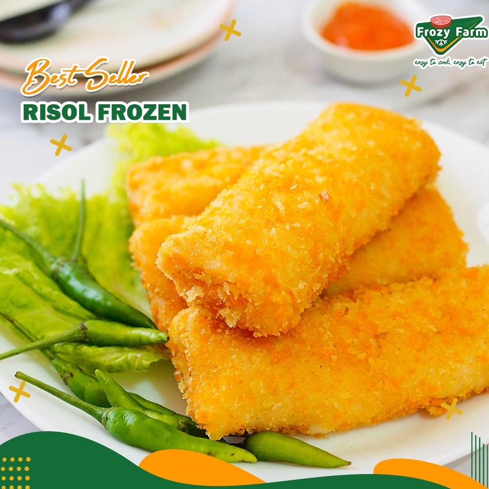 

RISOL AYAM FROZEN - RISOL AYAM MEDAN ISI 10/PACK