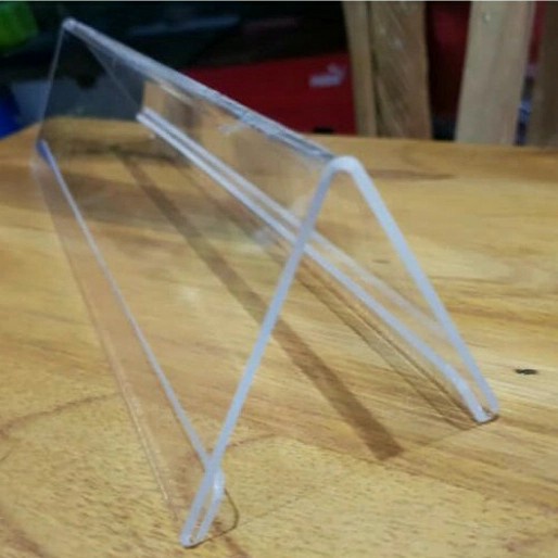 

Murah Akrilik Name Tag Holder Uk. 7X25Cm Landscape Segitiga 2Sisi Sale!!!