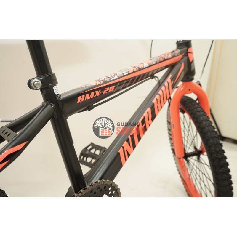 Sepeda BMX InterBike 20 inch ban besar bisa anak dan dewasa Garansi frame bisa kredit cicilan COD-4