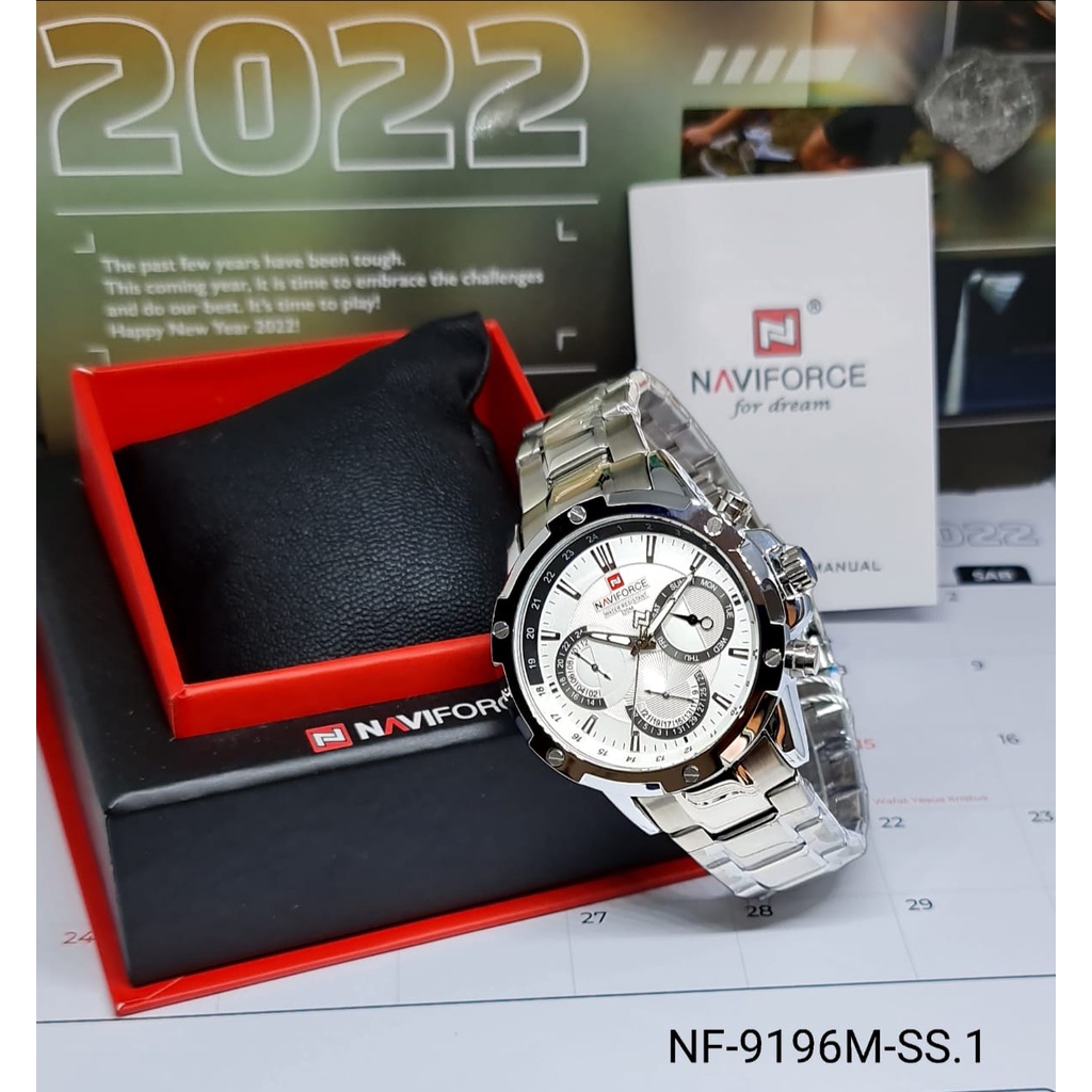 Jam Tangan Naviforce NF-9196M Original