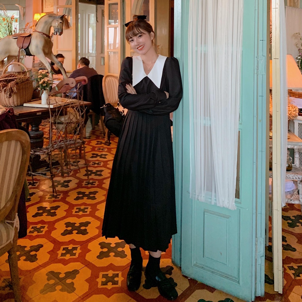 Farren Premium Loose Knit Dress Rajut Dress Korean Style Dress Korea Dress Bangkok Dress t Korea Dre