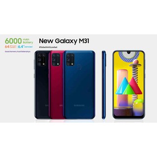 SAMSUNG M31 6 128 GALAXY M31 RAM 6GB ROM 128GB GARANSI