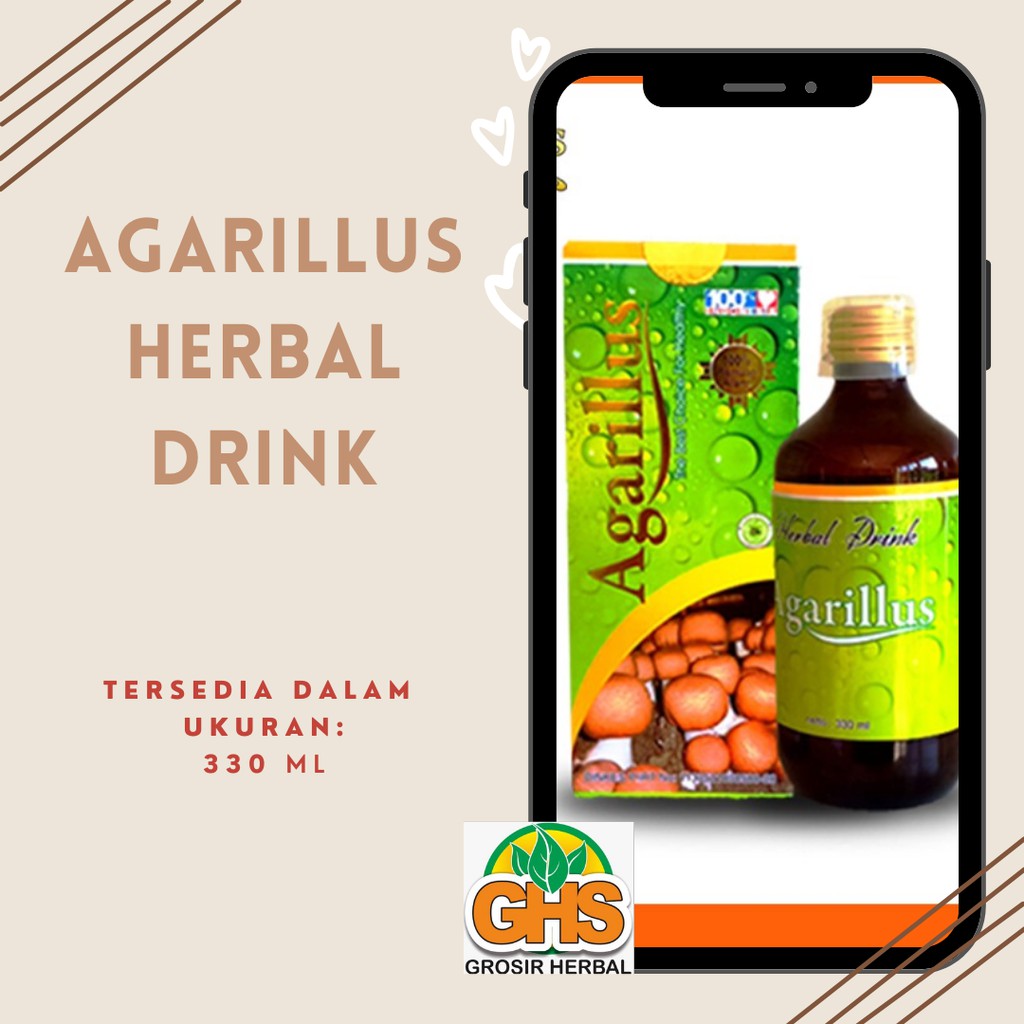 Agarillus 330ml - Original - Detox Toxin - Minuman Asupan Gizi - Minuman Herbal Mengobati Asam urat 