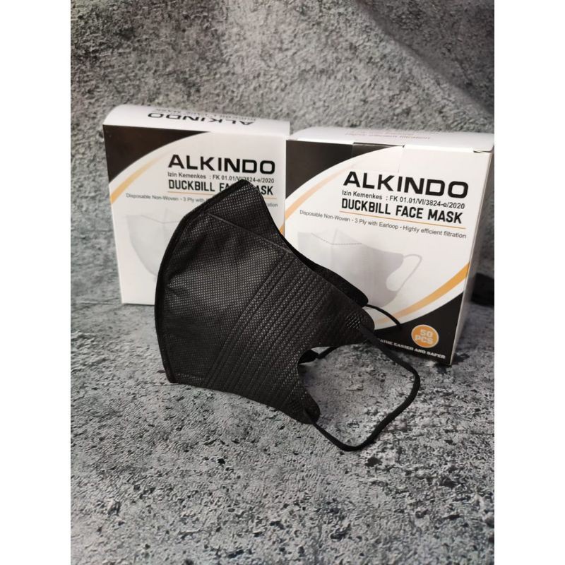 Masker Dukpil alkindo 4ply / masker antivirus alkindo 4ply waterproof isi 50pcs