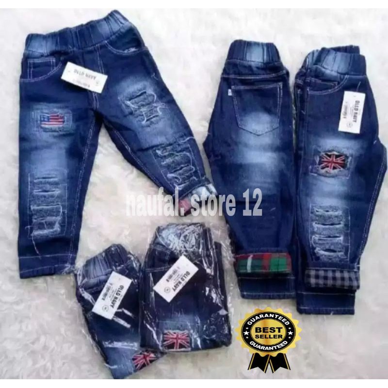 CELANA JEANS ANAK/CELANA STIC BALIK ANAK 1-5 THN