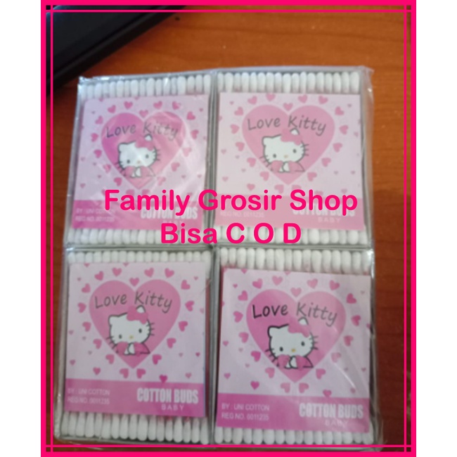 12 Packs Cotton Buds untuk Bayi/Anak