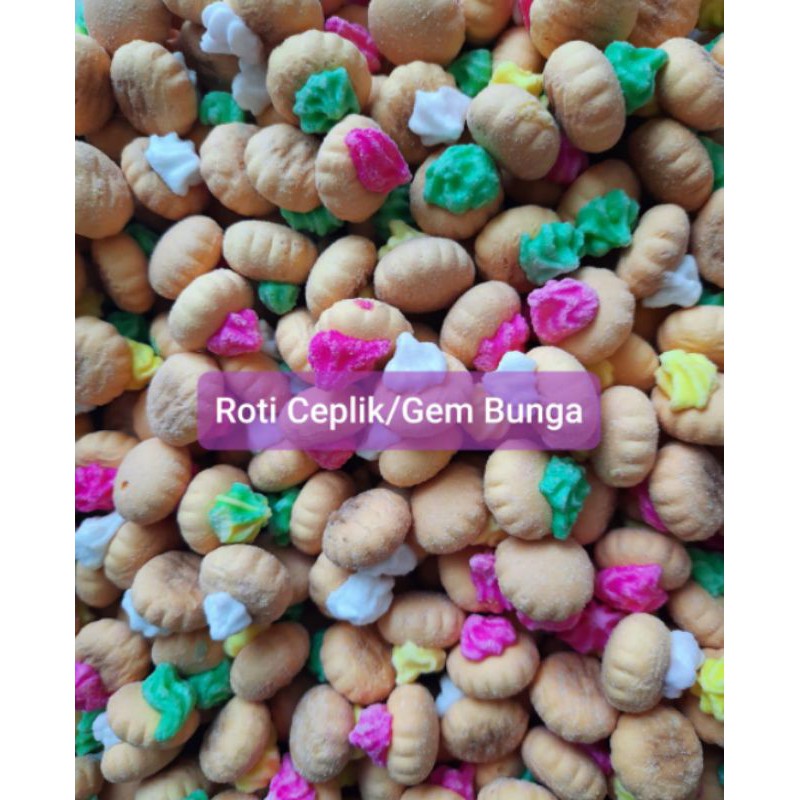 Roti ceplik /Roti Gem Bunga 250gr