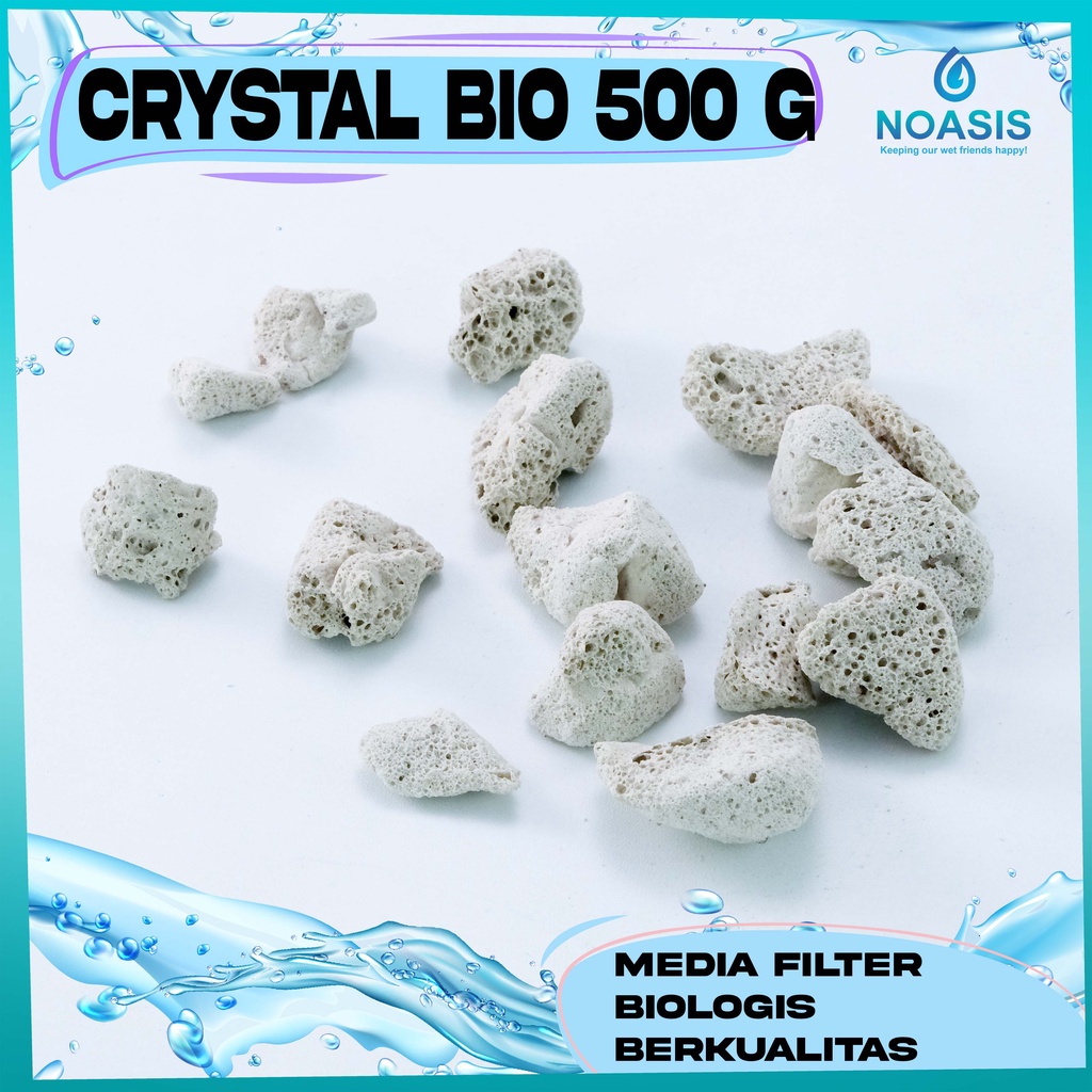 FILTER KOLAM CRYSTAL BIO 500 GRAM / 1/2 KG CRISTAL BIO