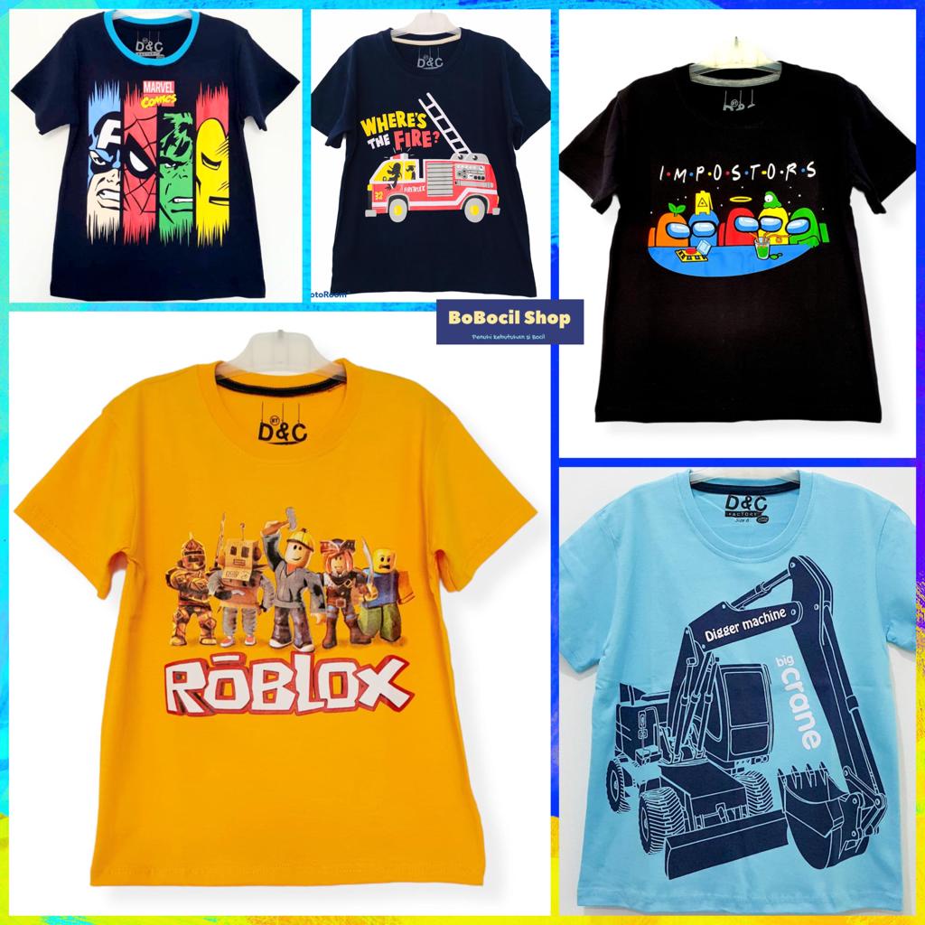 Baju Anak Laki Laki / Kaos Anak Laki Laki / Setelan Anak Laki Laki Motif Pesawat Size 1-10th K