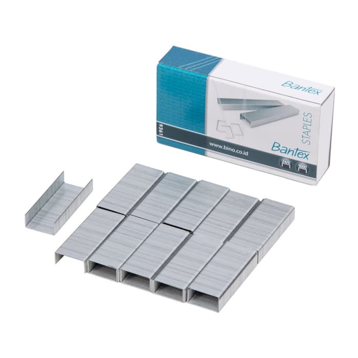 

Isi Staples Stapler Strapler Stepler 24/6 Bantex 9361