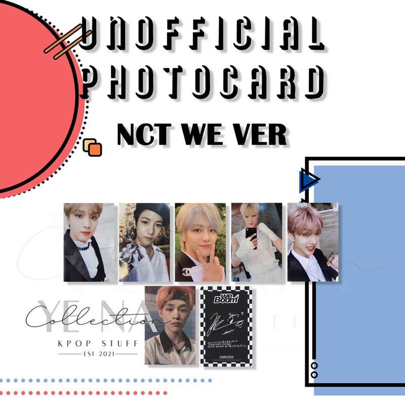 Unofficial Photocard NCT DREAM WE BOOM | PC | Unofficial