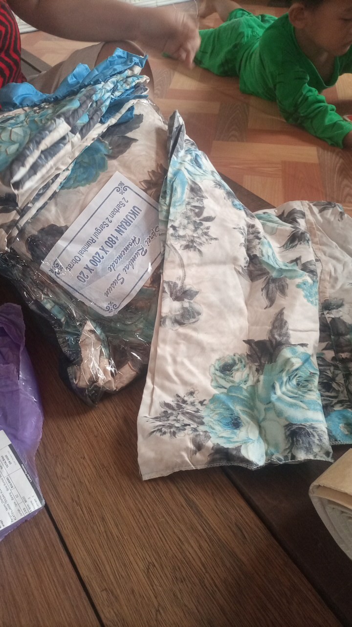 Sprei Rumbai Susun Homemade