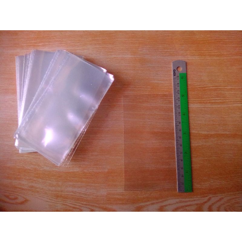 Plastik OPP Ukuran 7 x 13 Tanpa Seal Tape