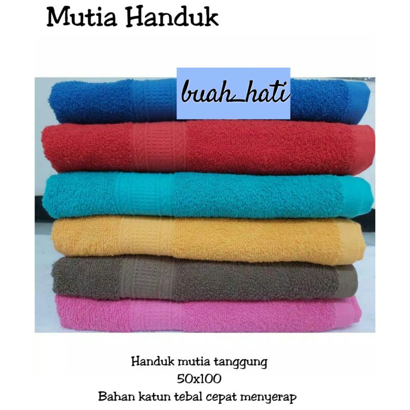 HANDUK MUTIA MURAH BERKUALITAS  (UKURAN ANAK)